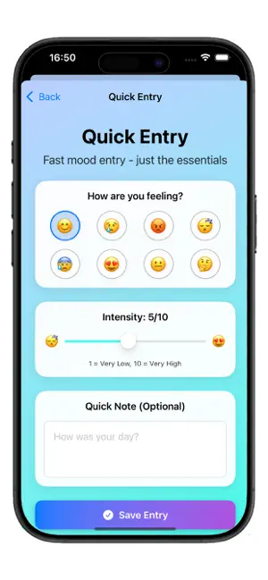 MoodTracks screenshot 2