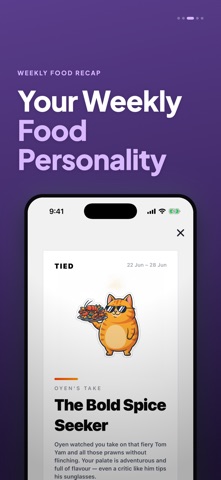 Tied - AI Calorie Tracker Screenshot 3 of 5