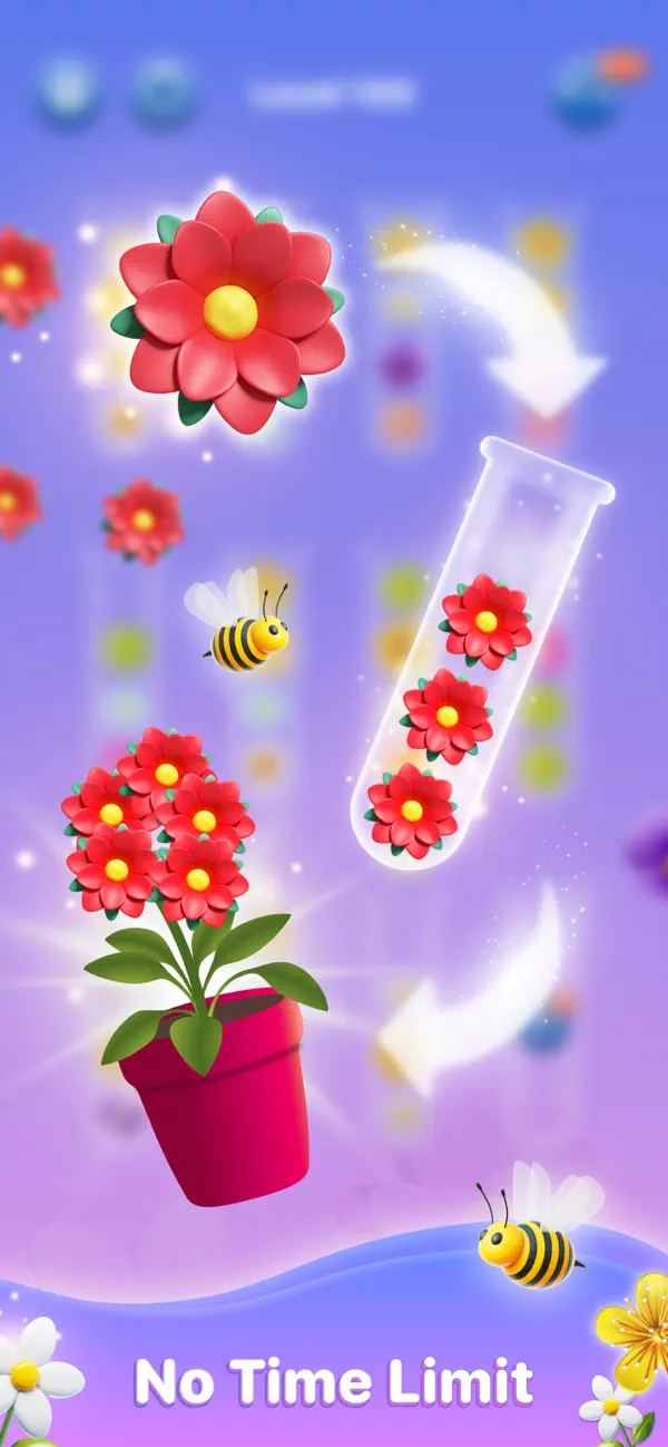 Screenshot #2 pour Blossom Sorting: flower sort
