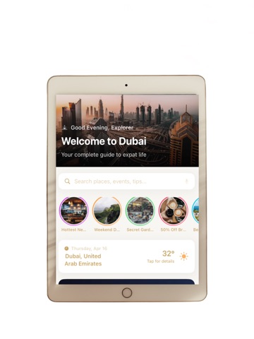 Dubai Expat Guide iPad screenshot