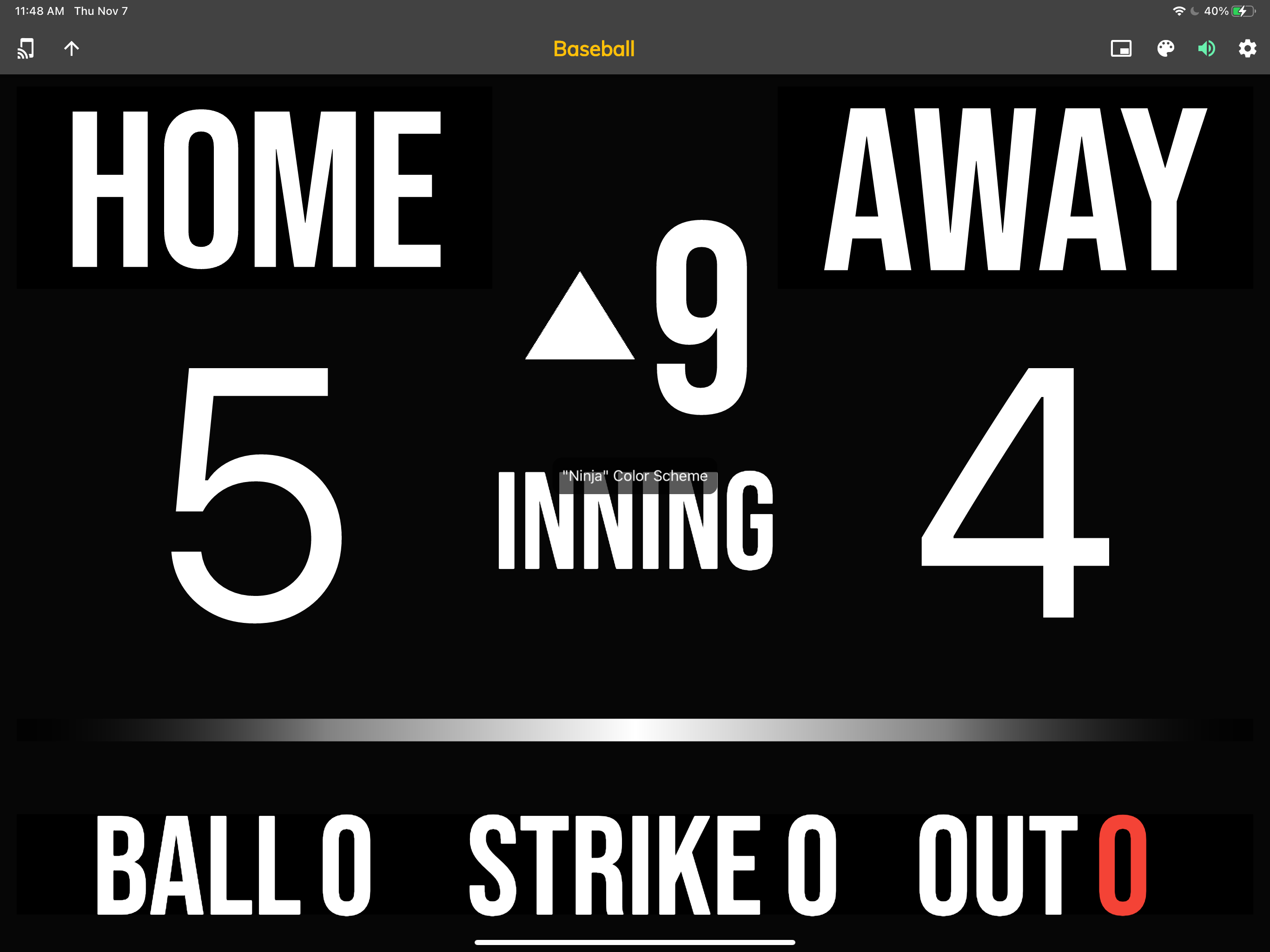 BT Baseball Scoreboard screenshot 18