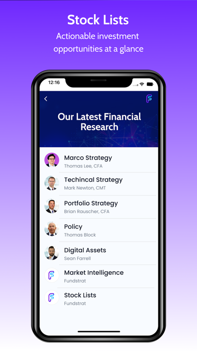 Fundstrat Financial Research Screenshot