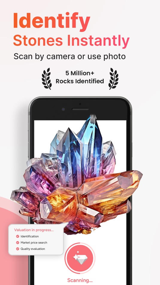 #1. Rock Stone Identifier Crystal (iOS) 由: NETSUN LLC