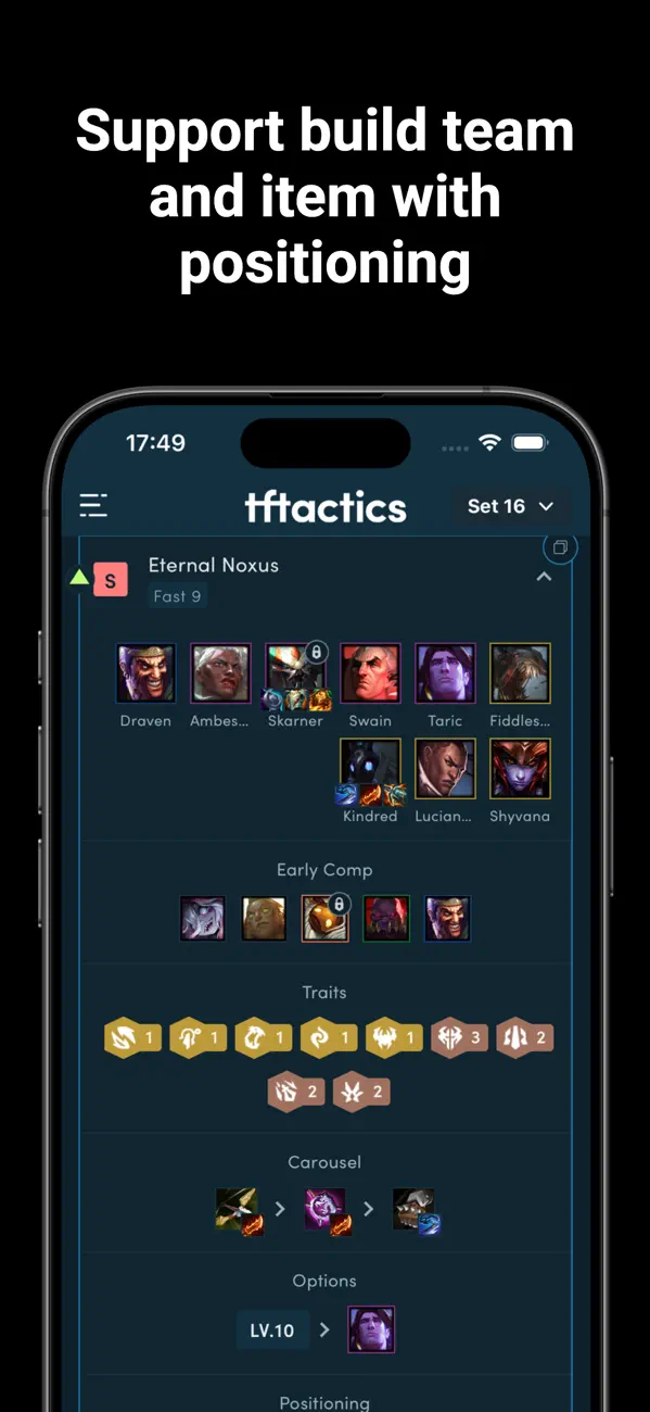 Screenshot #2 pour TFTatics - TFT Guide