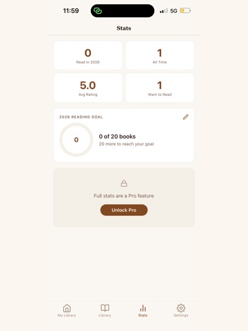 My Library: Book Tracker & Log iPad screenshot