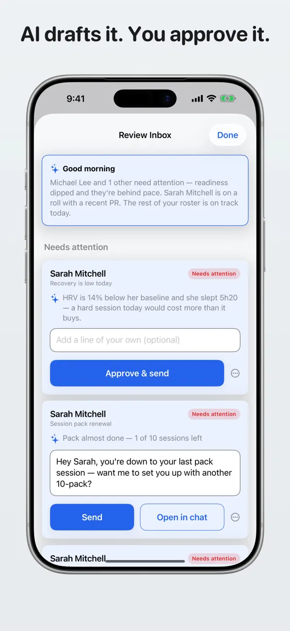 Screenshot #1 pour FitnessKit: PT Client Coach