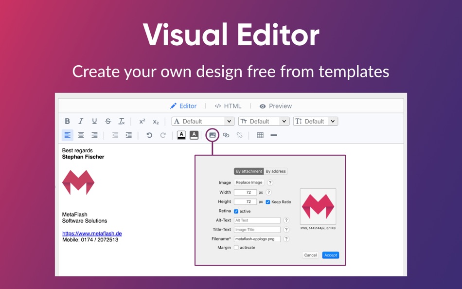 #2. Mail Signature for Mail App (macOS) Tekijänä: Stephan Fischer
