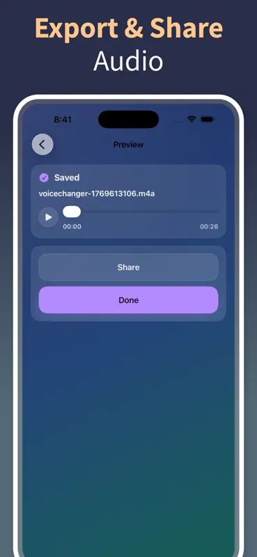 Audio Effects: Voice Changer screenshot 5 of 6
