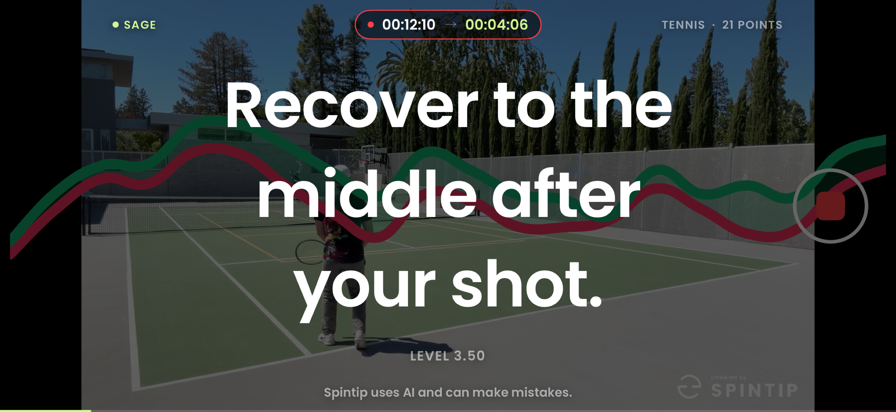 Spintip: Tennis & Pickleball screenshot 4