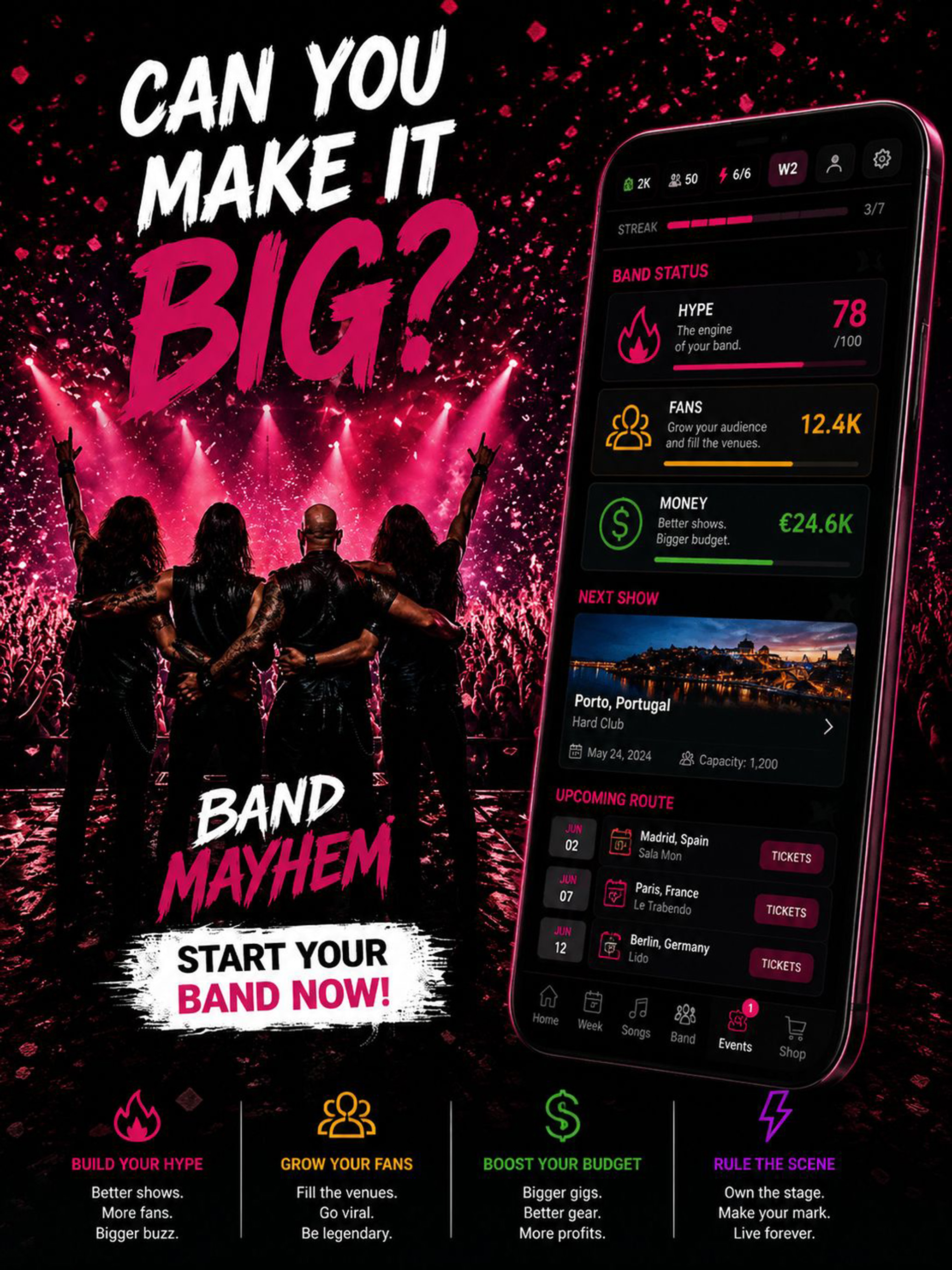 BandMayhem: Rock Band Manager screenshot 20