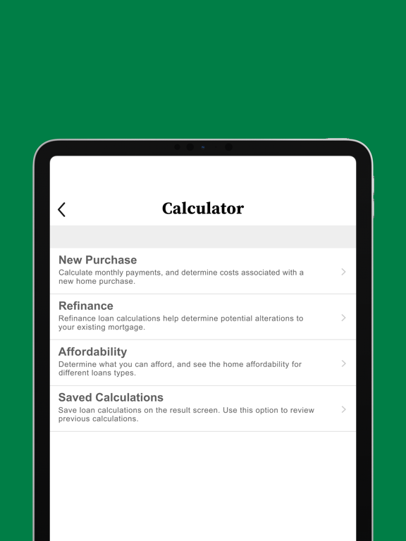 Hometown Mortgage Mobile iPad screenshot 2 - Finance app