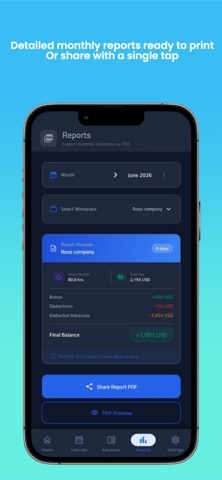 Yomiati : Work Tracker screenshot