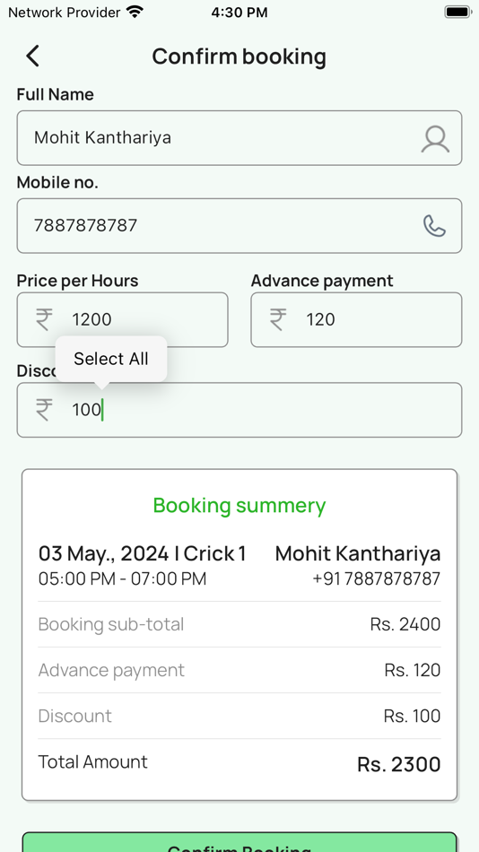 #5. CrickBox-Box Cricket Admin App (iOS) 由: 28 Infotech