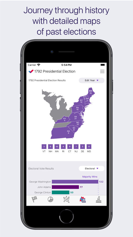 #5. Ballotics: Election Data & Map (iOS) 由: Antwon Key