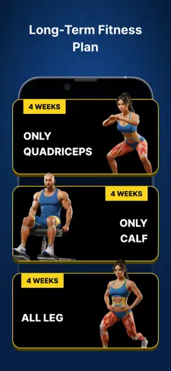P4P Legify: Leg Workout iPhone Ekran Görüntüsü 3