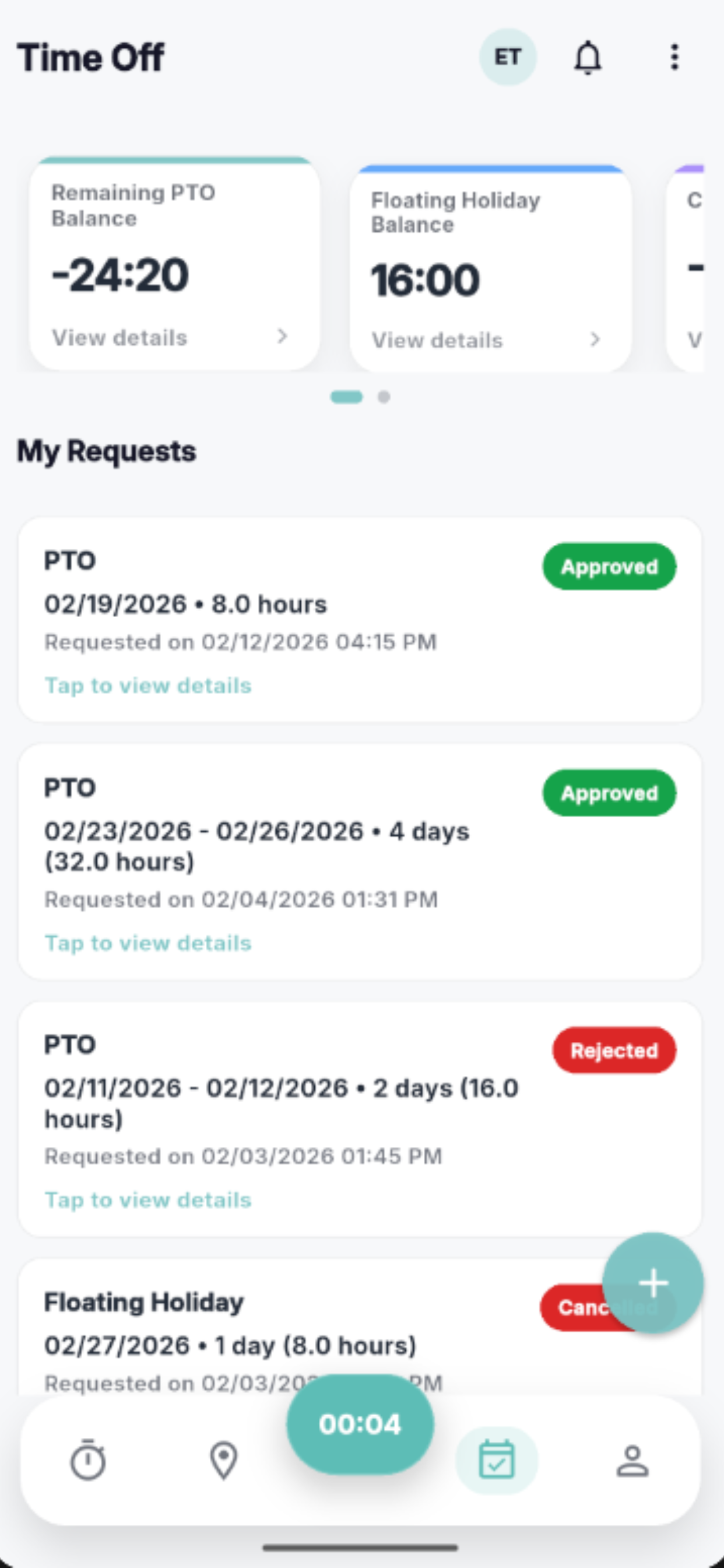 TinyFeet EI Tracker
