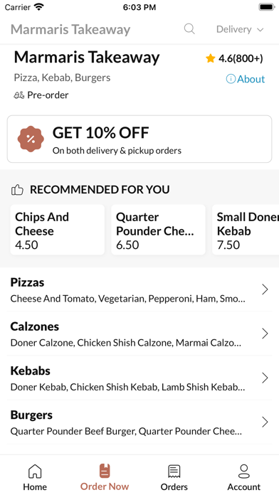 Marmaris Takeaway Inverurie Screenshot