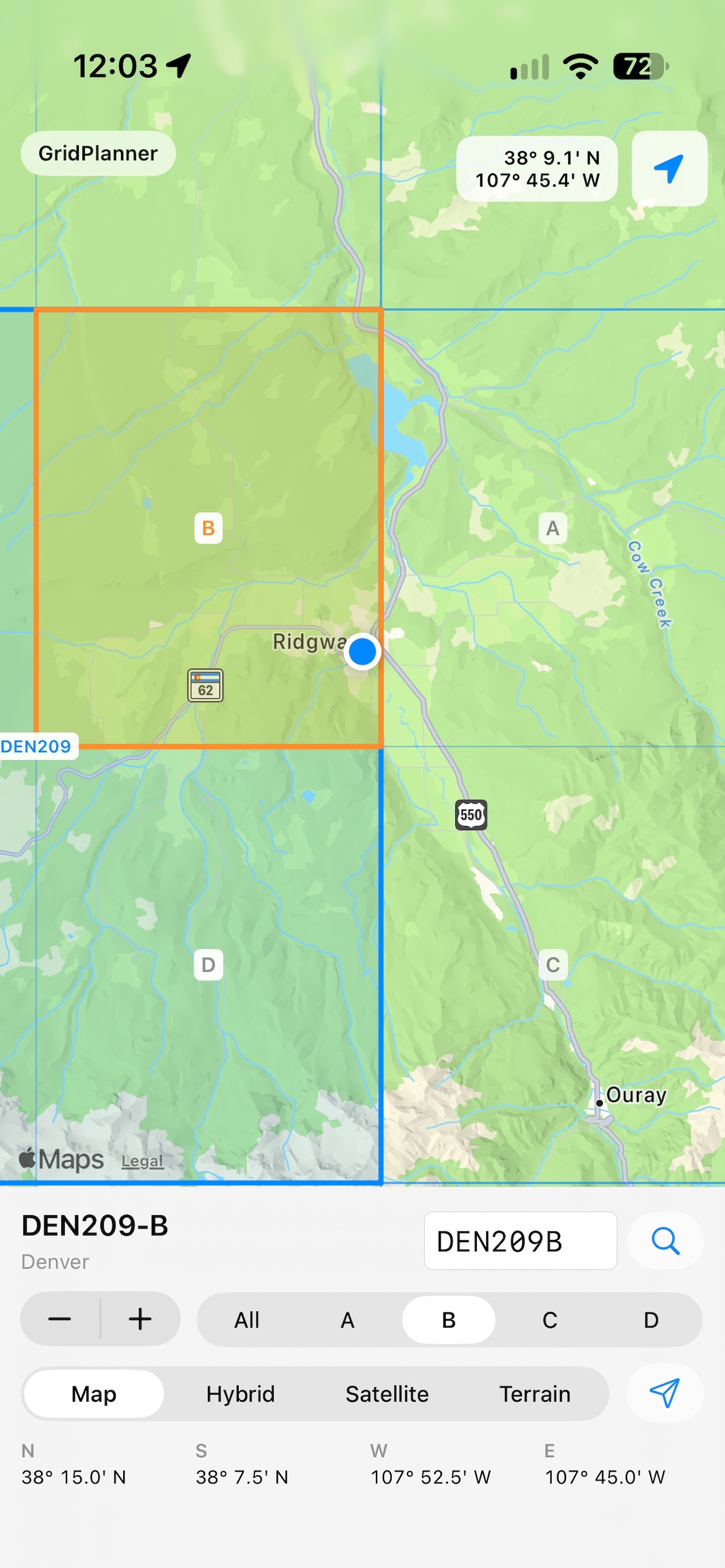 Screenshot 1 of SAR Grid