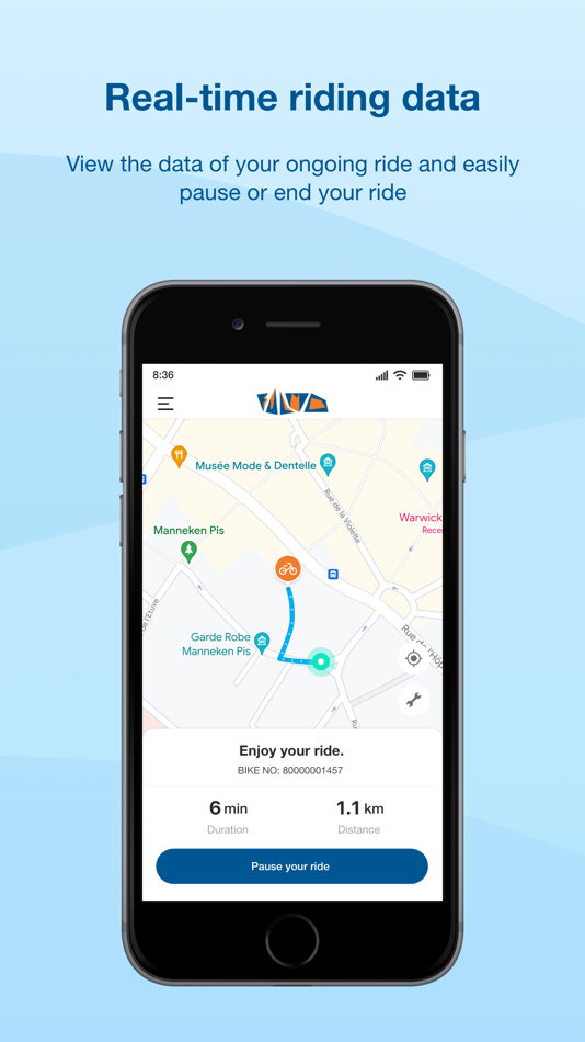 #2. FULMO Velobility (iOS) Podle: Mobit Belgium BVBA