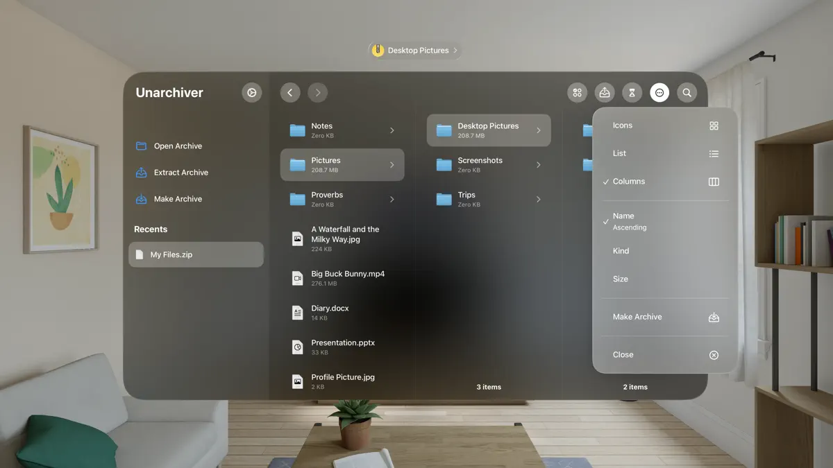 Unarchiver - ZIP, RAR screenshot 1