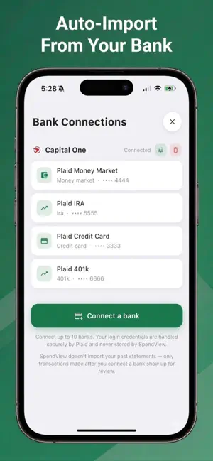 SpendView - Expense Tracker screenshot 1
