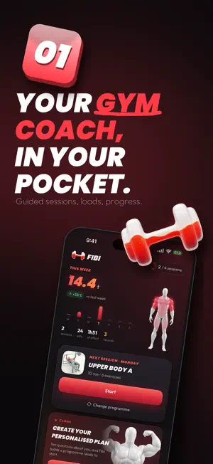 Fibi - AI Gym Coach screenshot 1