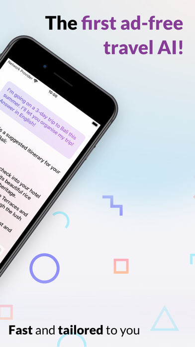 Horizons: AI travel assistant Screenshot