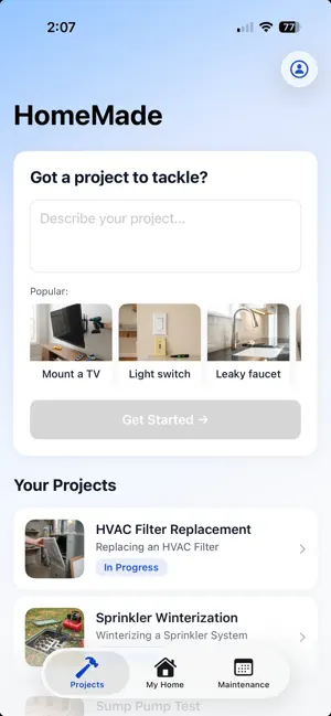 HomeMade: Home Maintenance screenshot 1