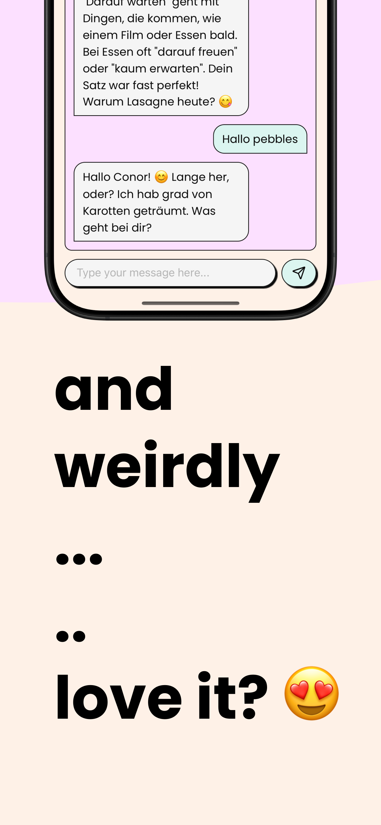 weirdfriends: ai language chat