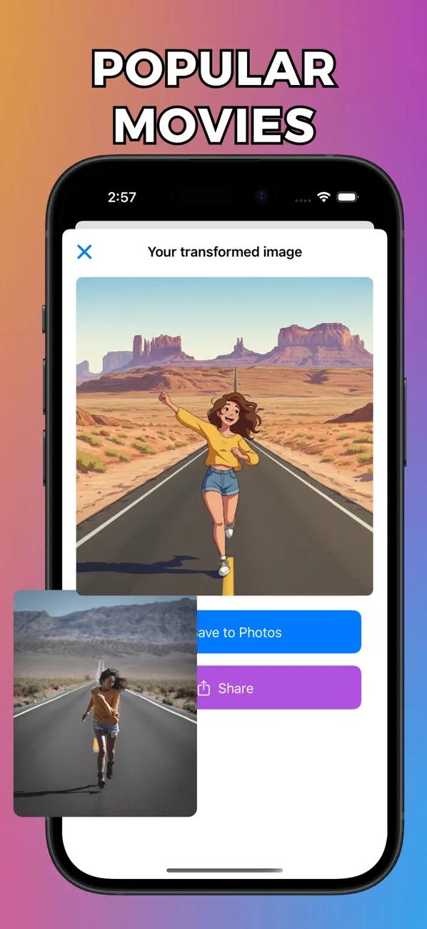 Screenshot #2 pour Devenez Cartoon: ToonMe