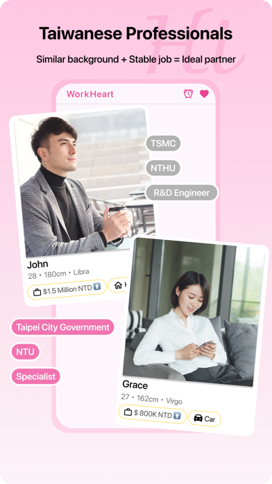 WorkHeart-Dating Professionals Screenshot