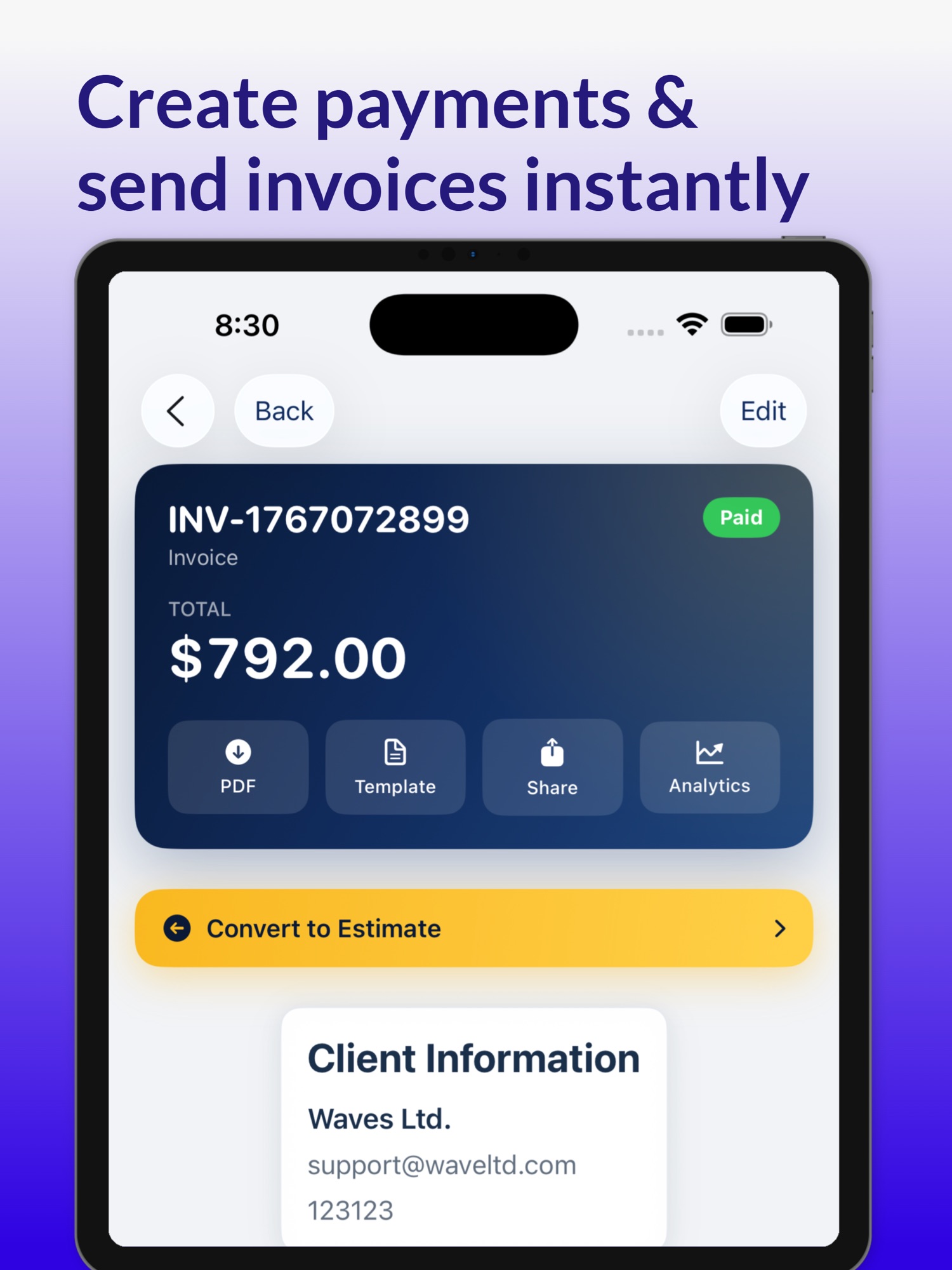 Invoice Generator - Invoicious screenshot 10