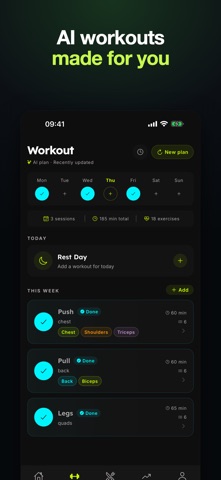 MyFitExpert: Food AI & Workout iPhone screenshot