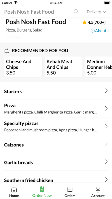 Posh Nosh Fast Food