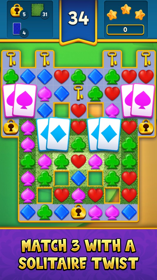 #1. Solitaire Match 3 (iOS) 由: MobilityWare