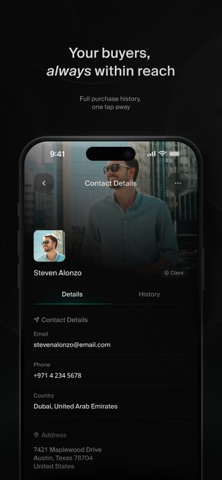 Vendro: Luxury Goods CRM screenshot