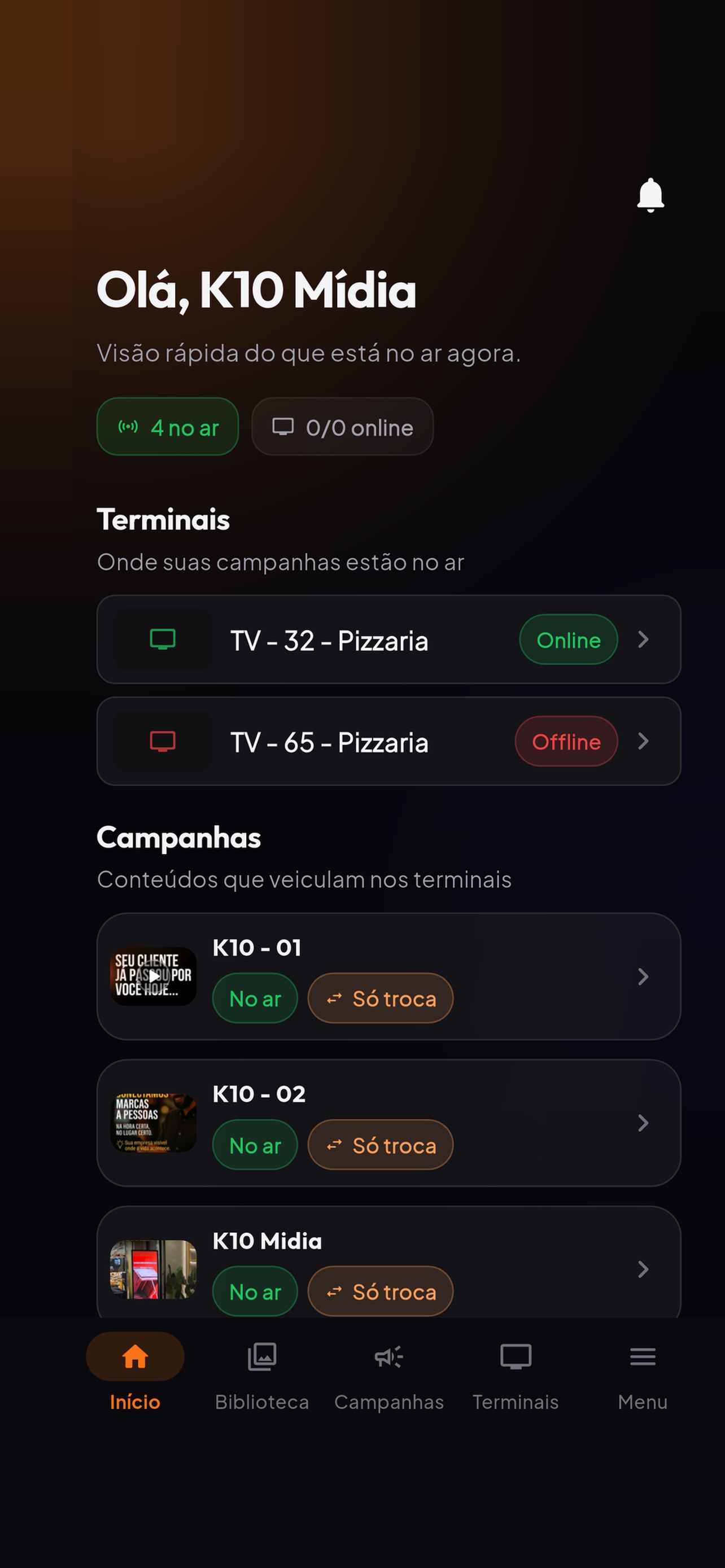 Screenshot 2 of K10 Mídia