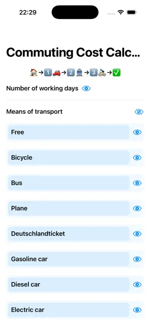 Commuter Calculator screenshot 2