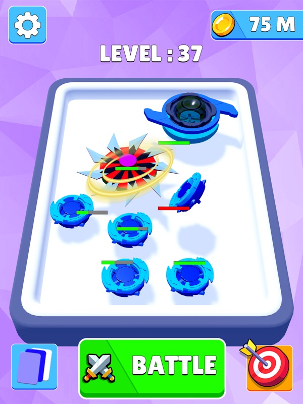 Merge Battle Spinner Simulator screenshot 9