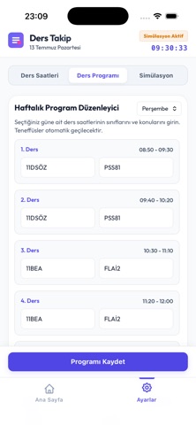 Ders Programı Takip Screenshot 3 of 3