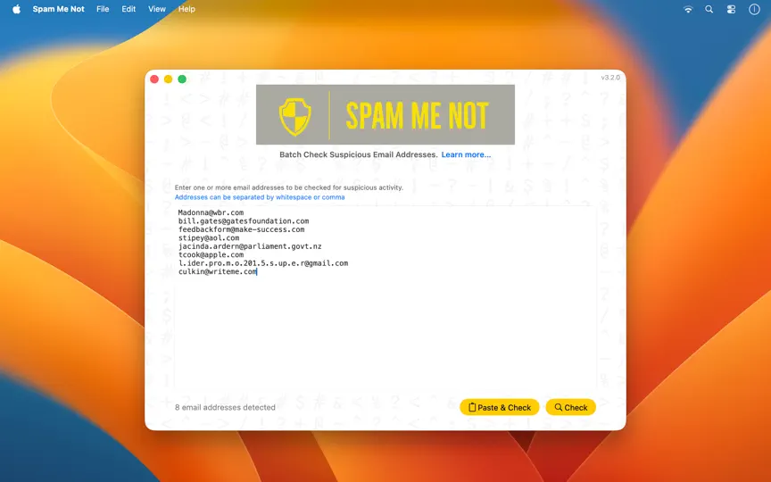 Screenshot von Spam Me Not auf dem iPhone 1