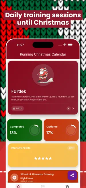 Running Christmas Calendar screenshot 3