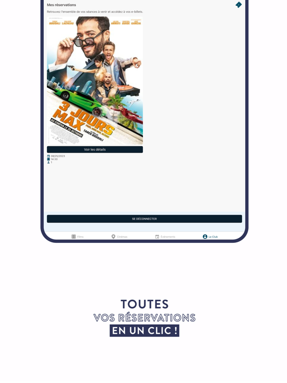 CGR Cinémas iPad screenshot 8 - Entertainment app