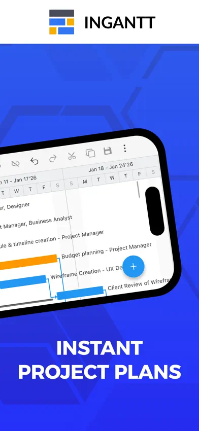 Gantt chart AI planner Ingantt screenshot 2
