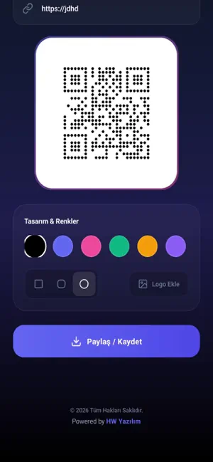 HW QR Generator screenshot 3