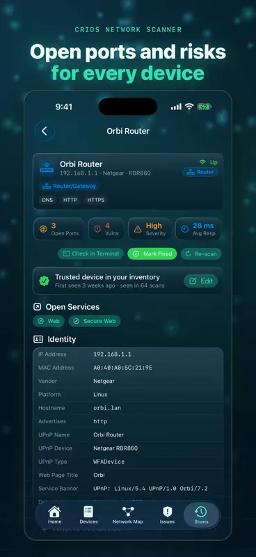 Crios: Network IP Port Scanner screenshot 5 of 10