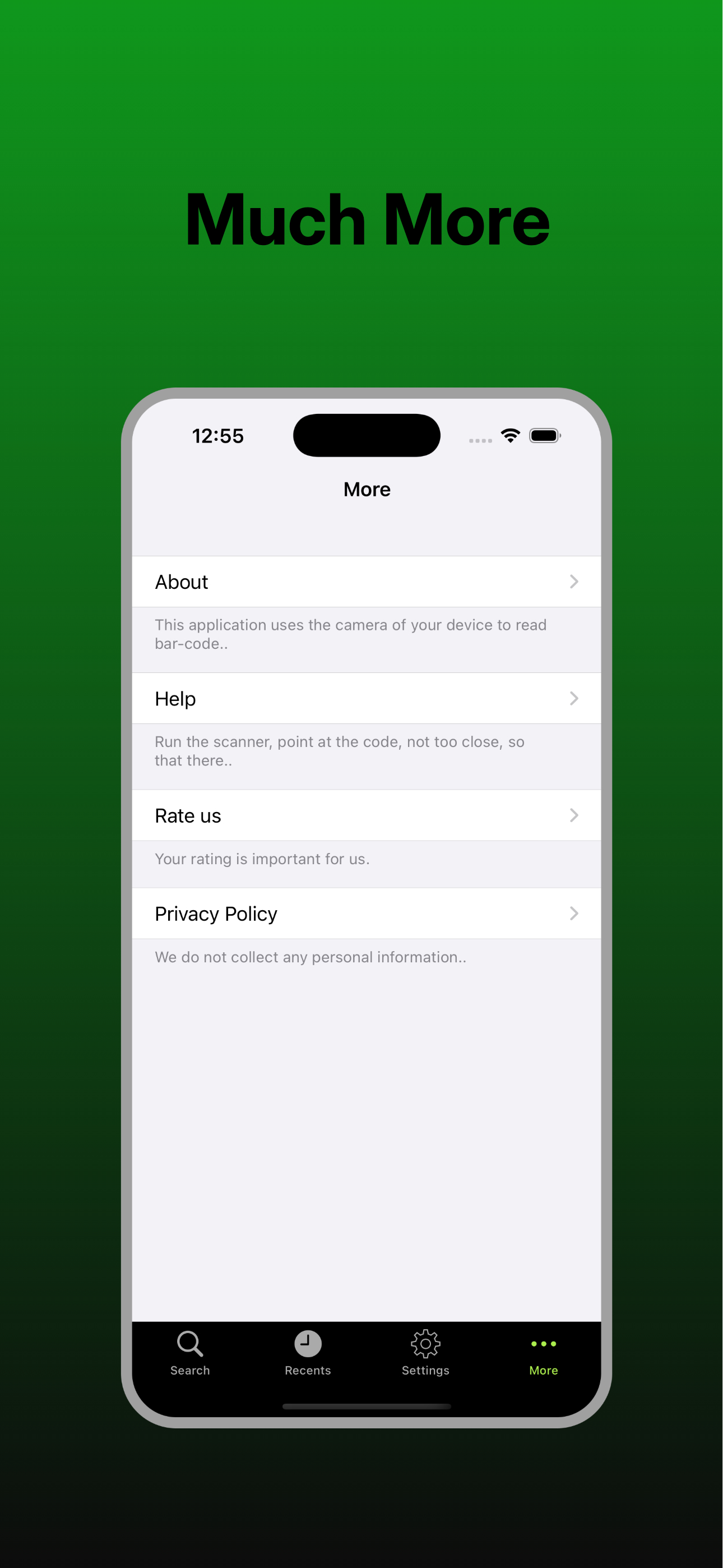 Barcode Reader-easyread screenshot 3