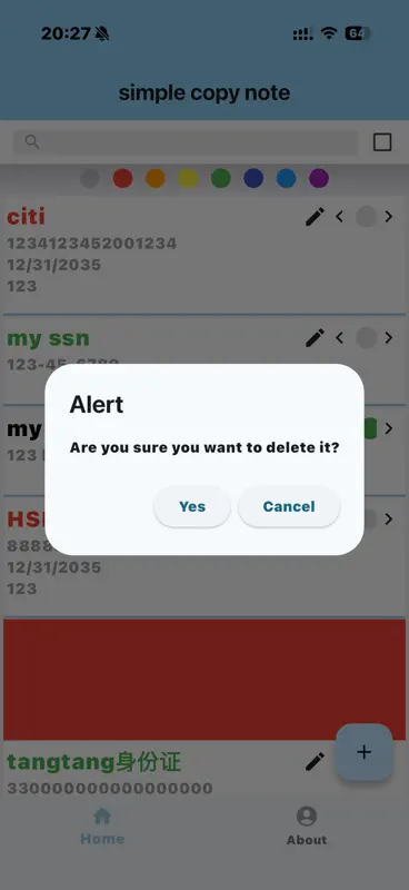 SimpleCopyNote screenshot 5 of 9