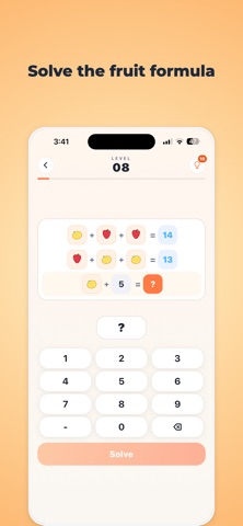 Fruit Formula: Math Puzzle Screenshot 2 of 4
