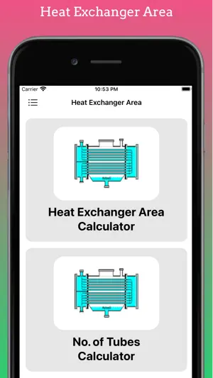 Heat Exchanger Area screenshot 1